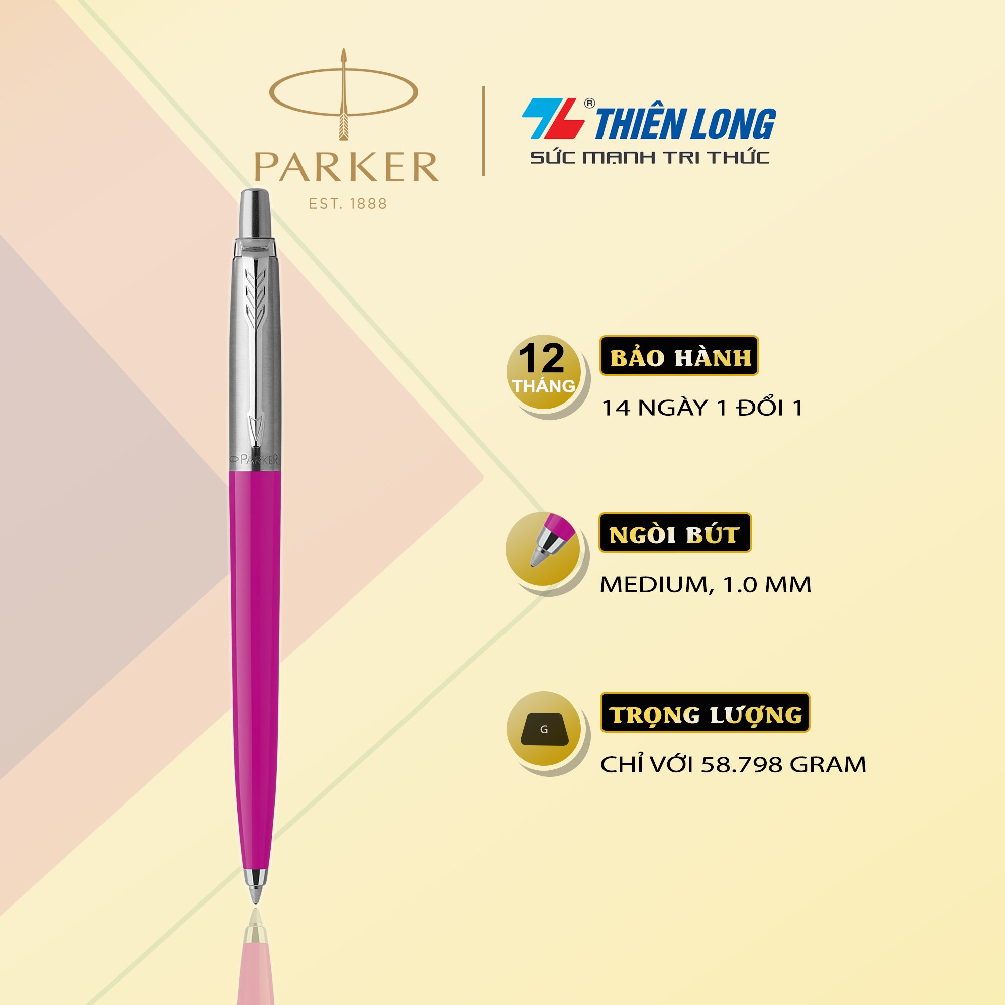 Bút bi JOT ORIG Đ-Magenta TB6-2075999 – Thiên Long Shop Bút bi JOT ORIG Đ-Magenta TB6-2075999 – Thiên Long Shop