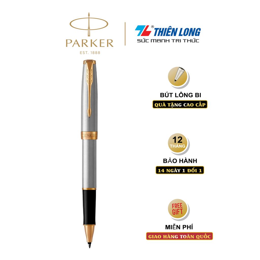 Bút lông bi cao cấp Parker Sonnet X-ST Steel GT TB-1950800