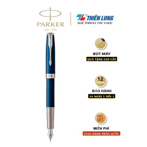 Bút máy cao cấp Parker Sonnet Blue CT 18K TB-1950886