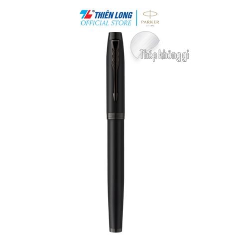 Bút lông bi cao cấp Parker IM Achromatic X-M Black BT TB-2127924 - Thép không gỉ
