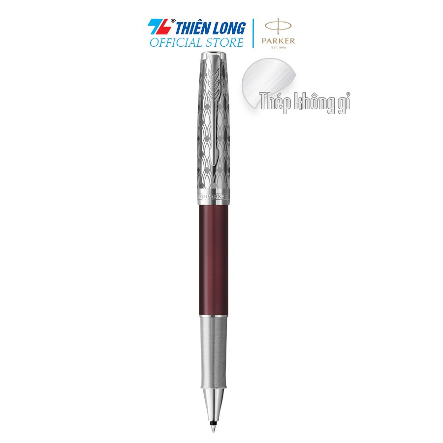 Bút lông bi cao cấp Parker SON X-M Red CT GB-2119782 - Thép không gỉ