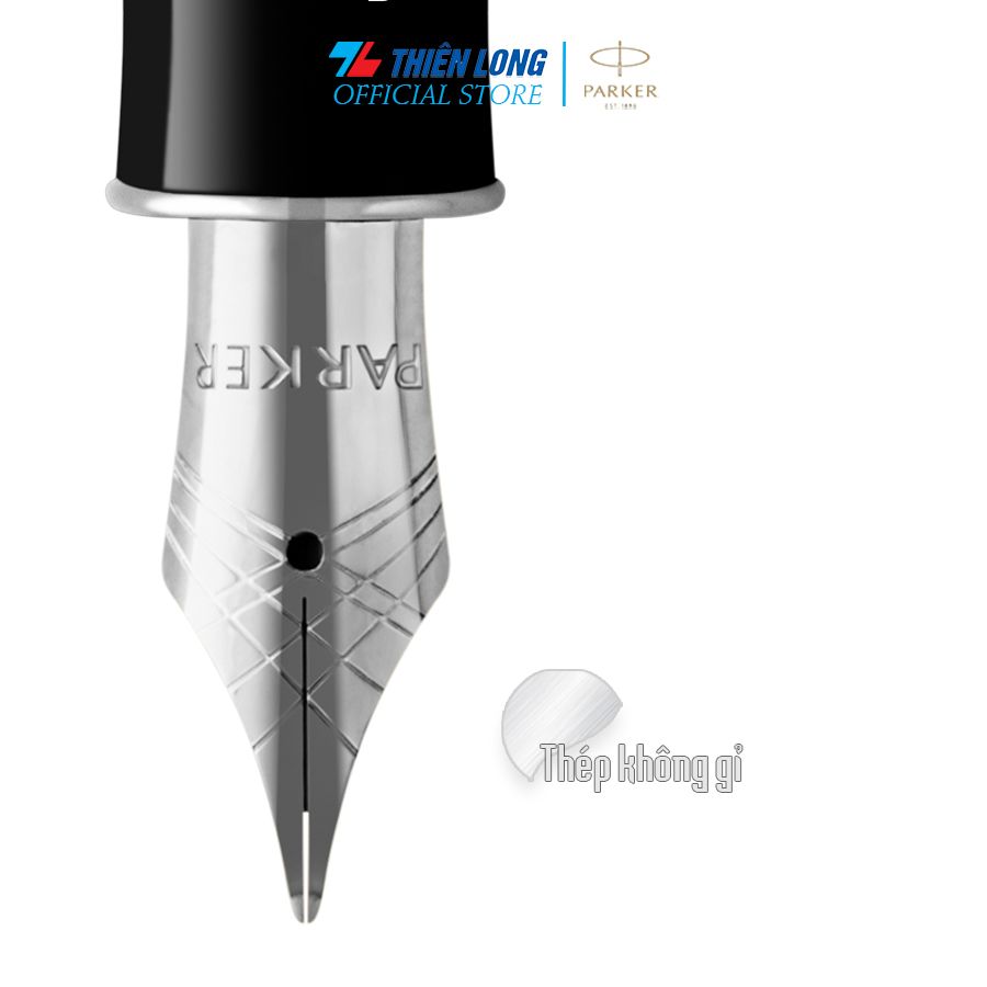 Bút máy cao cấp Parker SON SB Metal Red CT TB-2146853 - Thép không gỉ