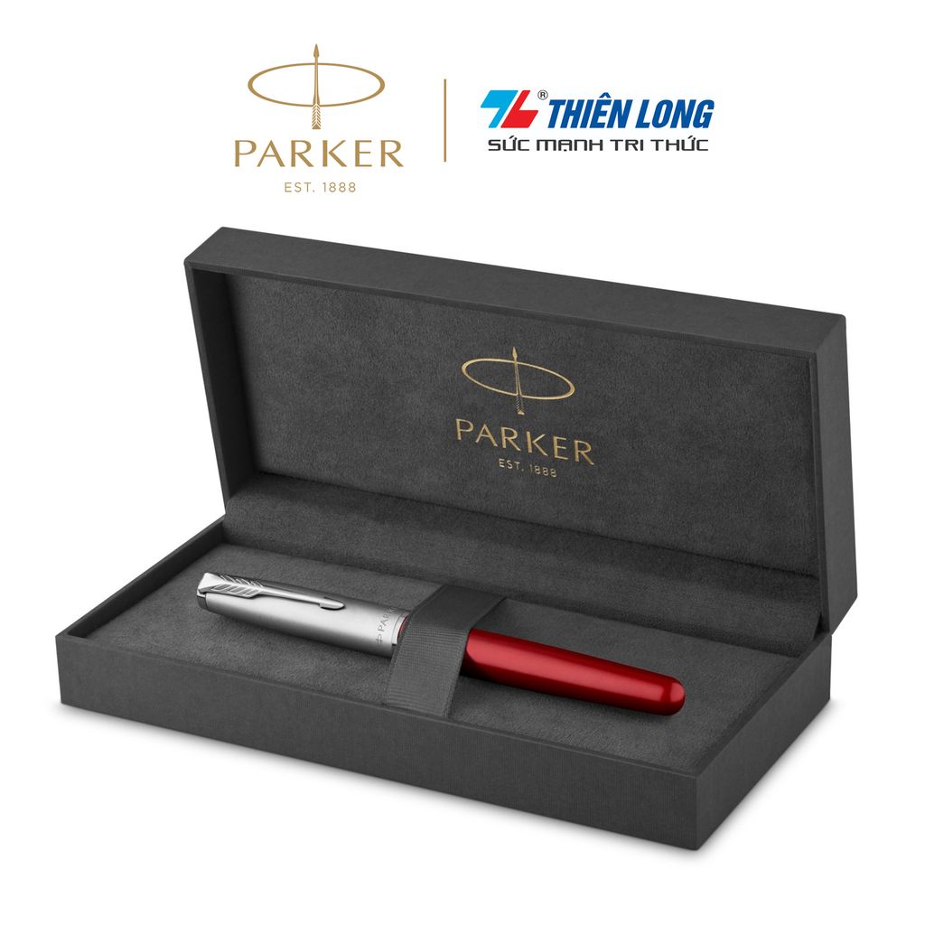 Bút máy cao cấp Parker SON SB Metal Red CT TB-2146853 - Thép không gỉ
