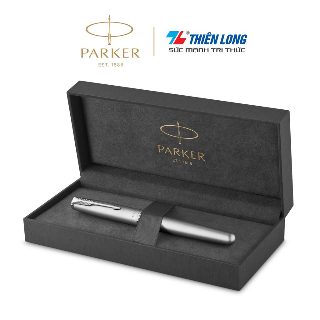 Bút lông bi cao cấp Parker SON X-SB Steel CT TB-2146879 - Thép không gỉ