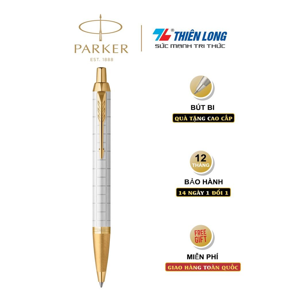 Bút bi cao cấp Parker IM PRM X-Pearl GT GB-2143643