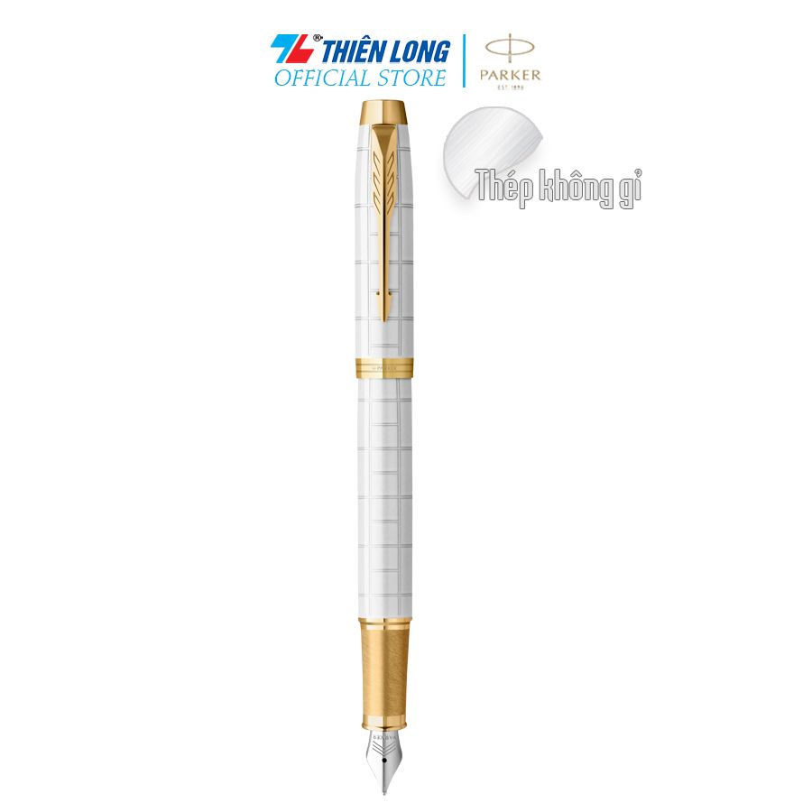 Bút máy cao cấp Parker IM PRM Pearl GT TB-2143467 - Thép không gỉ
