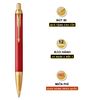  Bút bi cao cấp Parker IM PRM X-Red GT GB-2143644 - Thép không gỉ 