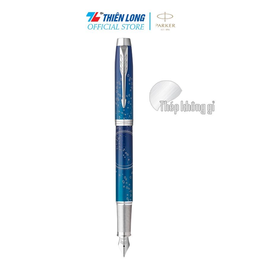 Bút máy Parker IM Special Edition Submerge Blue - Thép không gỉ - Ngòi 0.7mm - 2152992Z