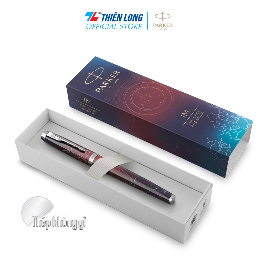 Bút máy Parker IM Special Edition Portal Red - Thép không gỉ - Ngòi 0.7mm - 2152999Z