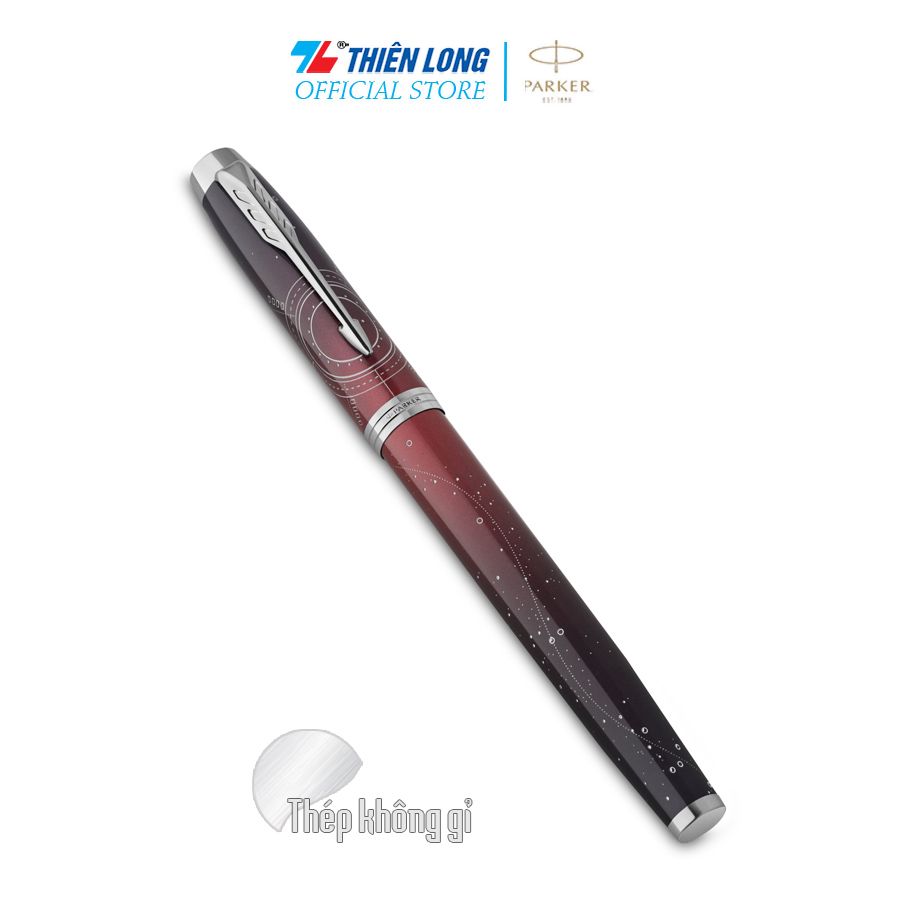Bút máy Parker IM Special Edition Portal Red - Thép không gỉ - Ngòi 0.7mm - 2152999Z