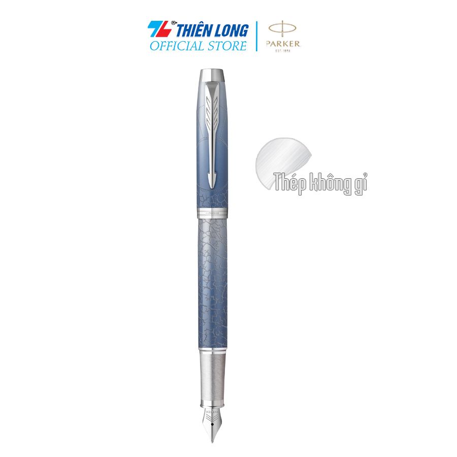 Bút máy Parker IM Special Edition Polar Grey - Thép không gỉ - Ngòi 0.7mm - 2153006Z