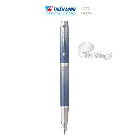 Bút máy Parker IM Special Edition Polar Grey - Thép không gỉ - Ngòi 0.7mm - 2153006Z