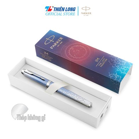 Bút lông bi Parker IM Special Edition Polar Grey - Thép không gỉ - Ngòi 0.7mm - 2153007Z