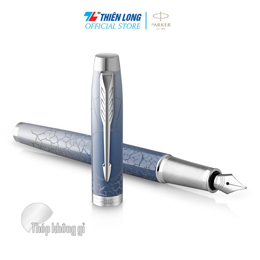 Bút máy Parker IM Special Edition Polar Grey - Thép không gỉ - Ngòi 0.7mm - 2153006Z