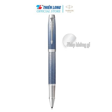 Bút lông bi Parker IM Special Edition Polar Grey - Thép không gỉ - Ngòi 0.7mm - 2153007Z