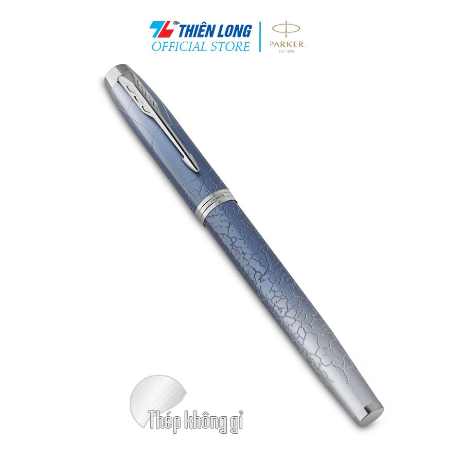 Bút lông bi Parker IM Special Edition Polar Grey - Thép không gỉ - Ngòi 0.7mm - 2153007Z