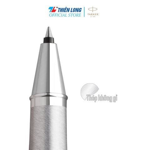 Bút lông bi Parker IM Special Edition Polar Grey - Thép không gỉ - Ngòi 0.7mm - 2153007Z