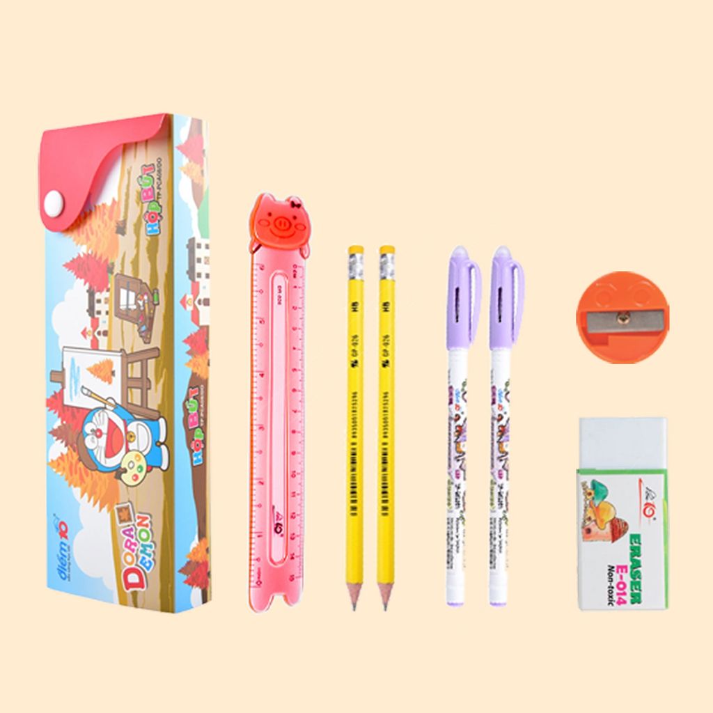 [Combo Cấp 1] Bộ combo phần thưởng cho bé - 06 Món + Tặng cặp tiện lợi