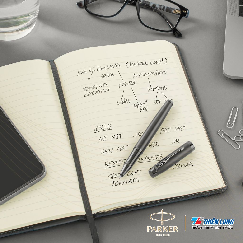 Bút lông bi Parker IM Achromatic Black-2127743