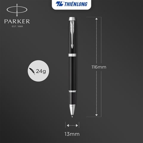 Bút lông bi cao cấp Parker IM MBLK CT RB F.BLK GB - 2143634