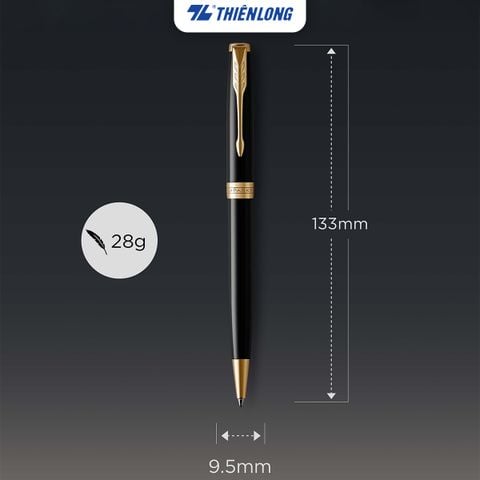 Bút cao cấp Parker Sonnet Black GT Ballpoint Pen M.BLK GB - 1931497