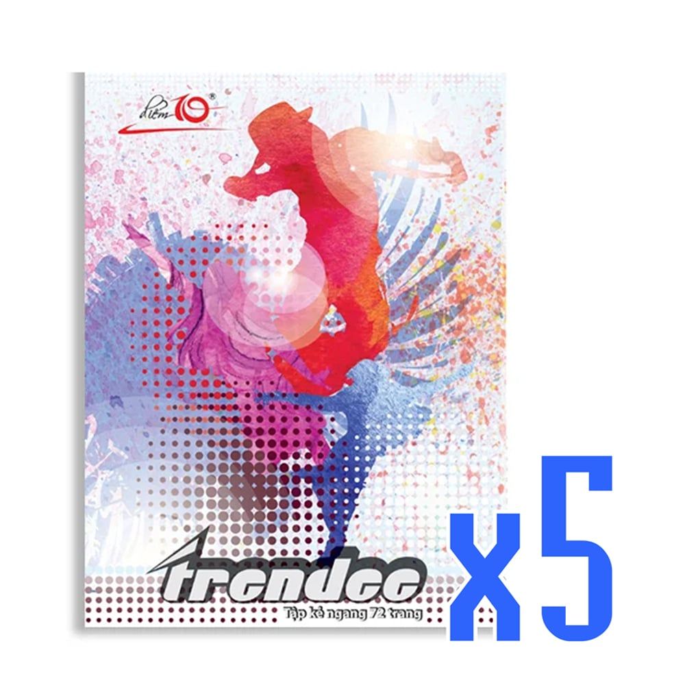 [Combo 5 cuốn] Tập học sinh 72 trang Điểm 10 NB-081 (hình ngẫu nhiên)