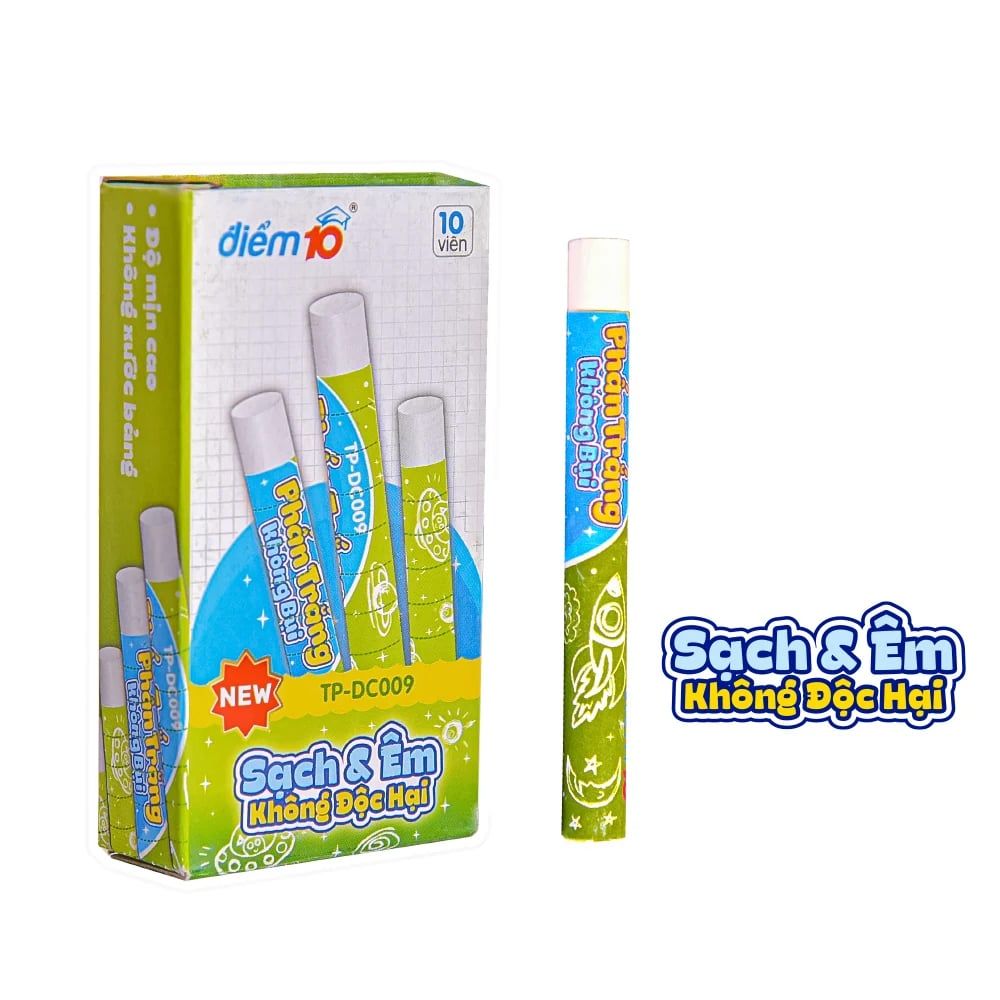 Phấn trắng không bụi Thiên Long Điểm 10 TP-DC009