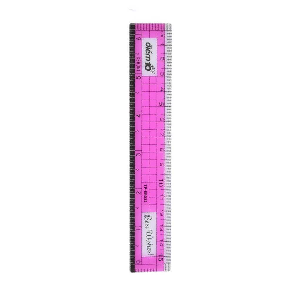 Thước thẳng Thiên Long Điểm 10 TP-SR032 15cm