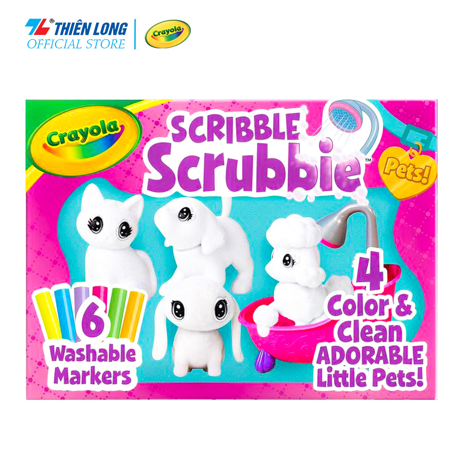 Bộ Đồ Chơi Trang Trí Cho Thú Cưng Rửa Được Crayola Scribble Scrubbie –  Flexoffice.Com - Tập Đoàn Thiên Long