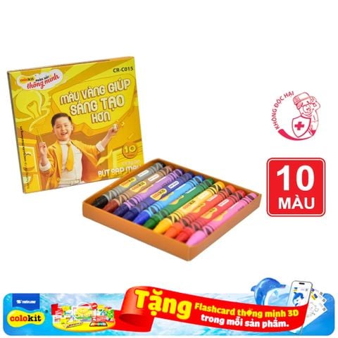 Sáp 10 màu Colokit CR-C015