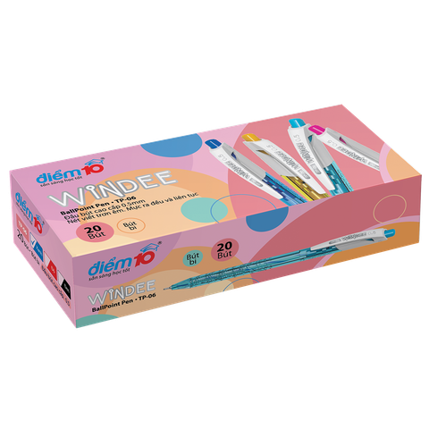 Combo 50/100/200 Bút bi Điểm 10 TP-06
