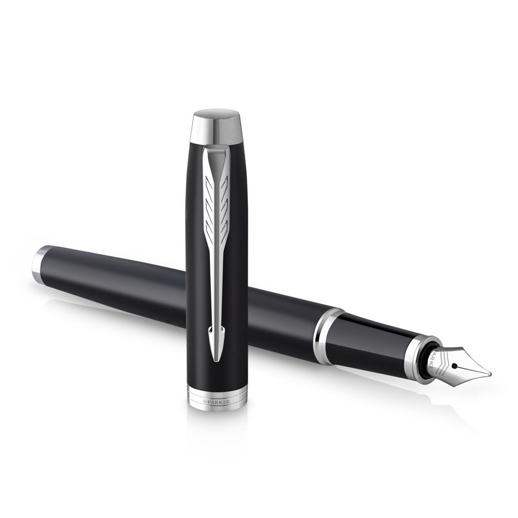 Bút máy cao cấp Parker IM Essential Matte Black CT Fountain Pen M GB - 2143638