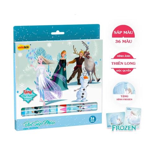 Bút sáp 36 màu Colokit Disney Frozen CR-C033/FR
