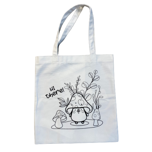 Túi Canvas trắng 38x34.5cm Think Tote