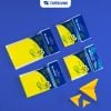  Giấy ghi chú - Giấy notes Neon Thiên Long - Nhiều kích thước 