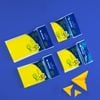  Giấy ghi chú - Giấy notes Neon Thiên Long - Nhiều kích thước 