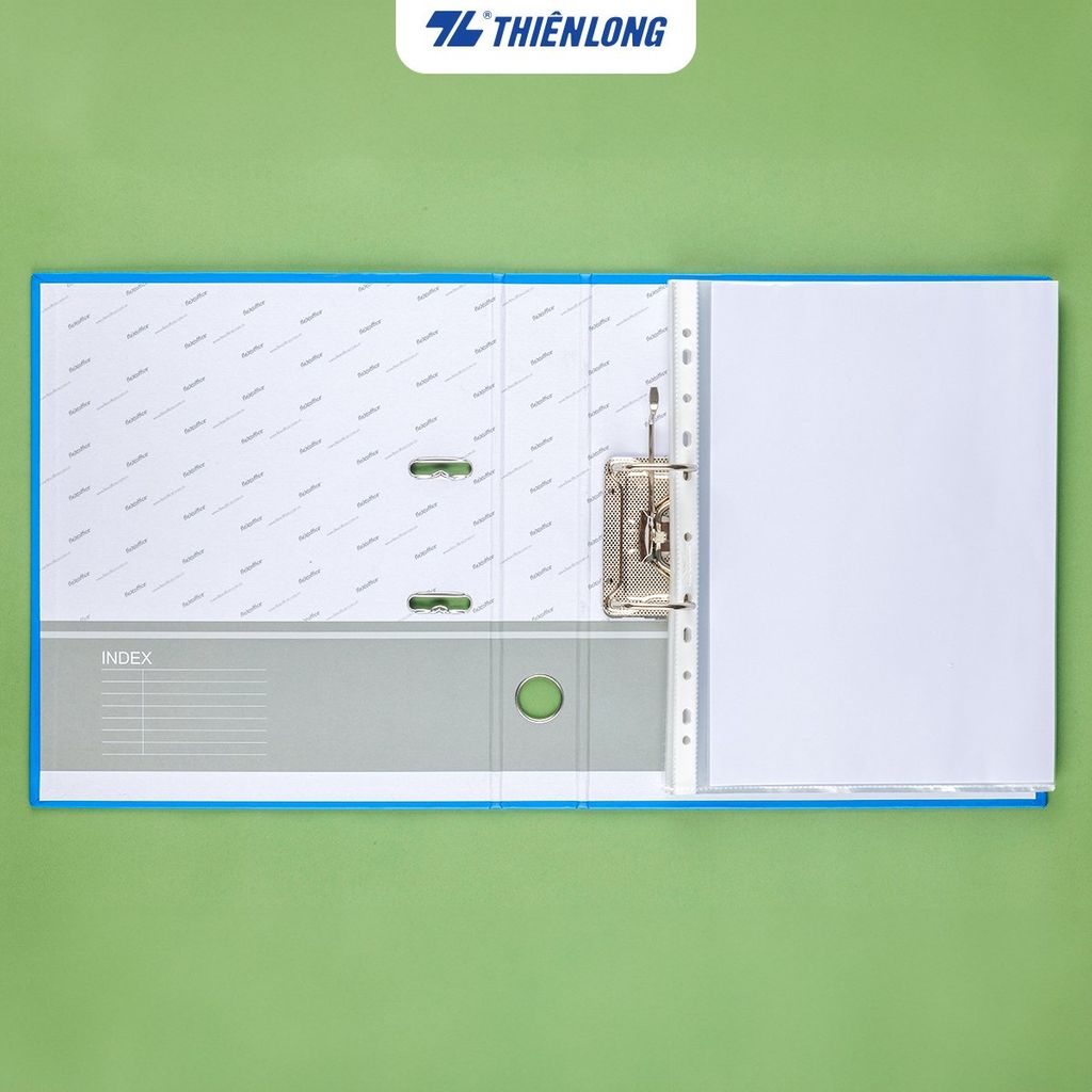 Bìa lỗ không viền A4 Flexoffice FO-CS02