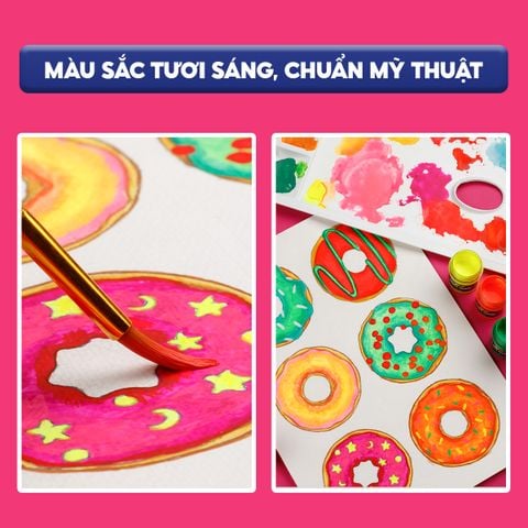 Bộ 6 màu nước Neon Colokit WACO-C011