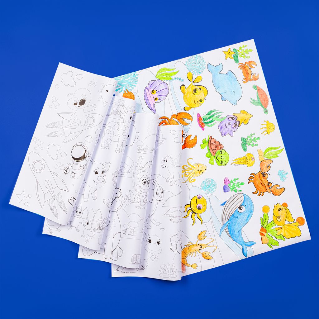 Tranh cuộn tô màu DIY Thiên Long Colokit CRO-C001