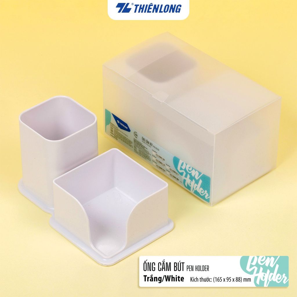 Ống cắm bút - Khay giấy notes Thiên Long PS-003 - Đa dụng tiện lợi Màu sắc trẻ trung