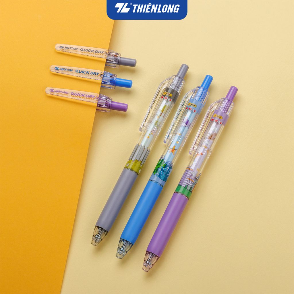 Bút gel Quick Dry Thiên Long GEL-057 - Mực khô siêu nhanh