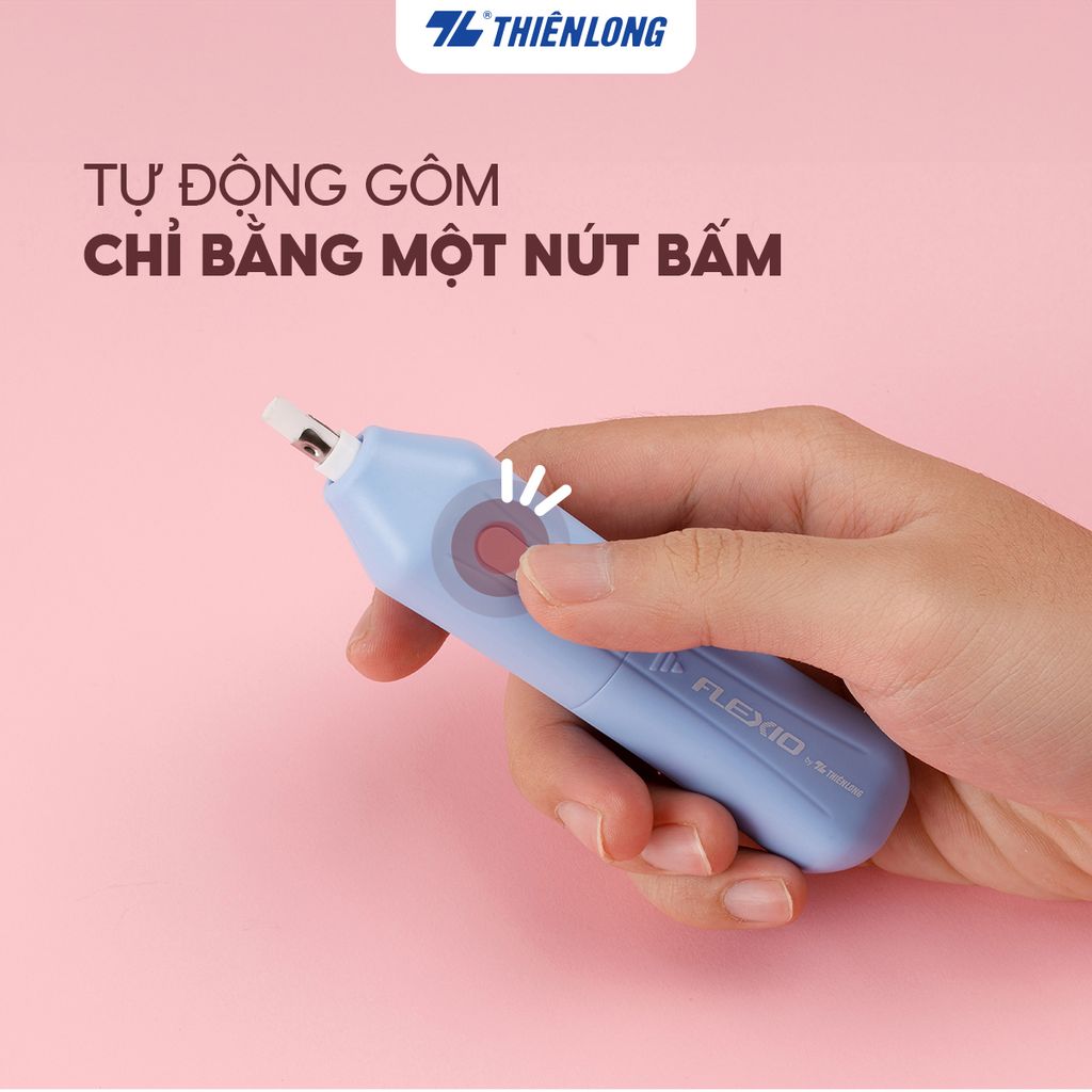 Gôm điện tự động Thiên Long Flexio EE-001 - Không bao gồm pin