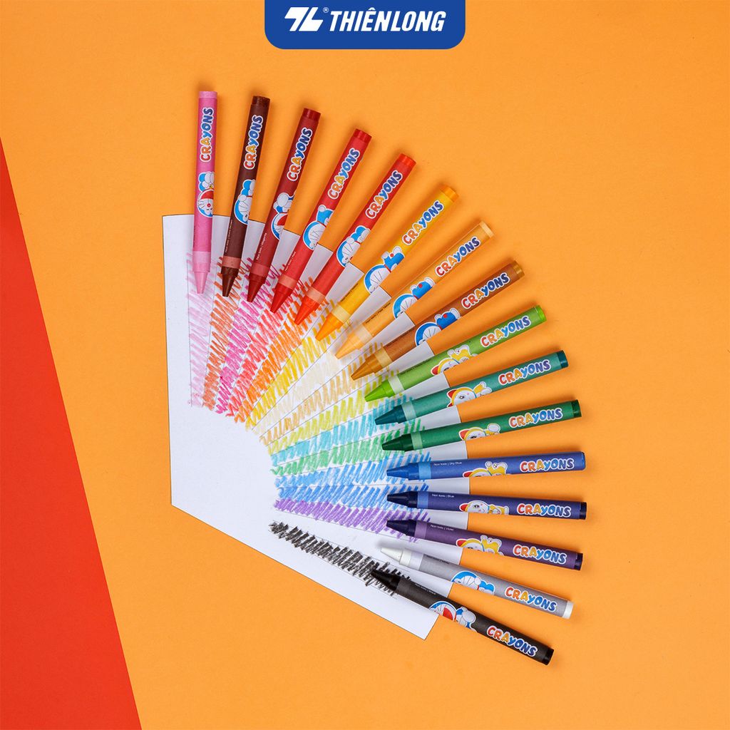 Sáp 24 màu Colokit Doraemon CR-C06/DO