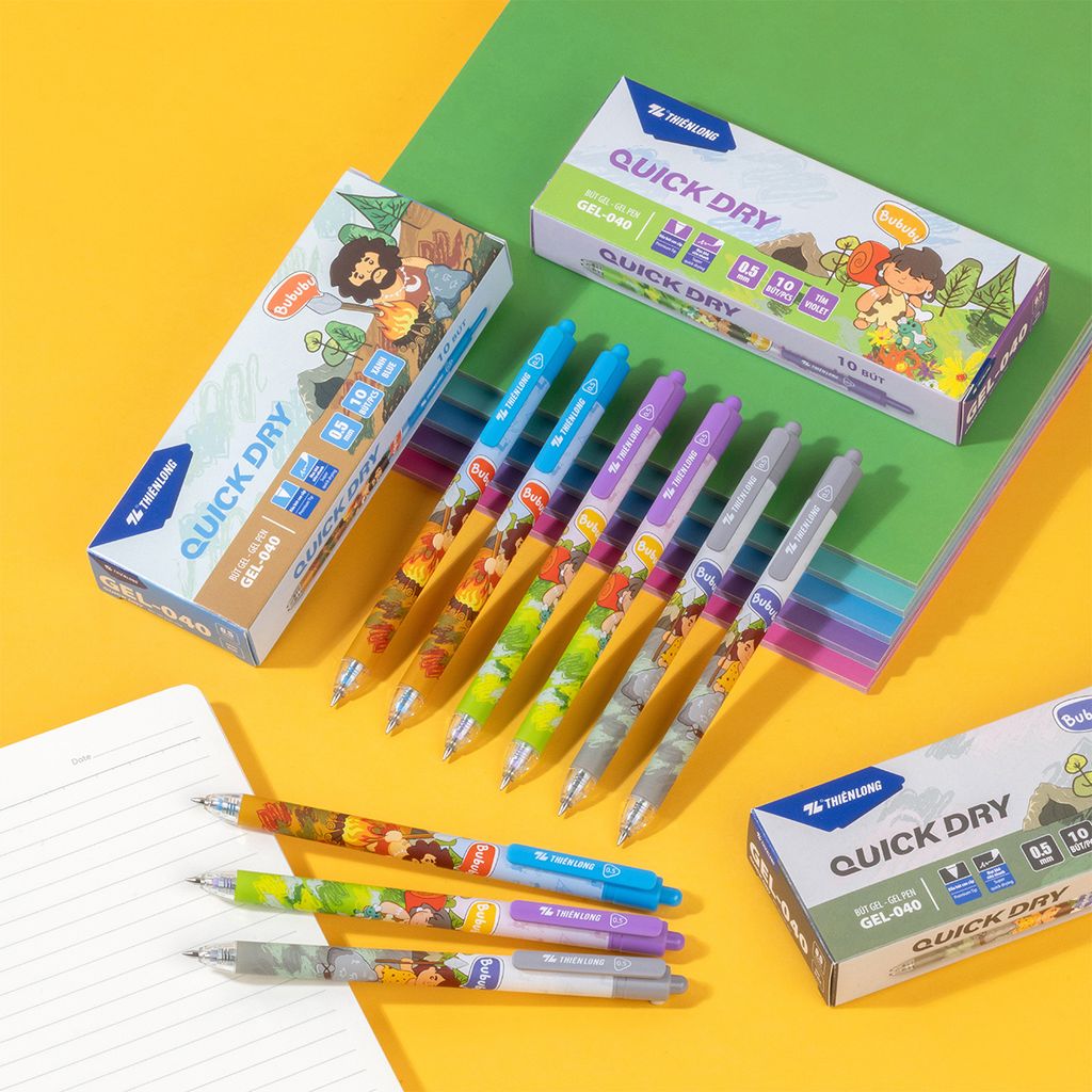 Combo 20 Bút gel Quick Dry Thiên Long GEL-040