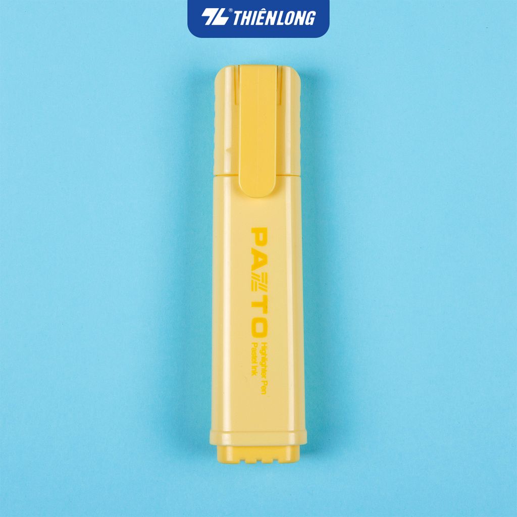 Bút dạ quang màu Pastel Thiên Long Flexoffice Pazto FO-HL009/VN - Bút dạ quang rửa được - Photocopy không làm mất nét chữ bên dưới