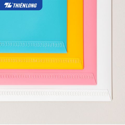 Bìa nút màu Pastel F4 Thiên Long CBF-003 - Sức chứa 125 tờ A4