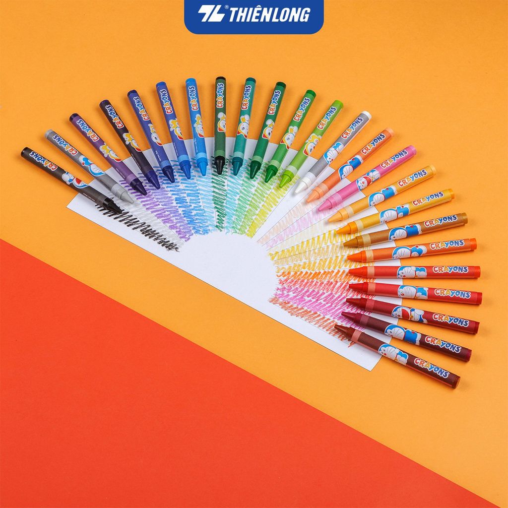 Sáp 24 màu Colokit Doraemon CR-C06/DO