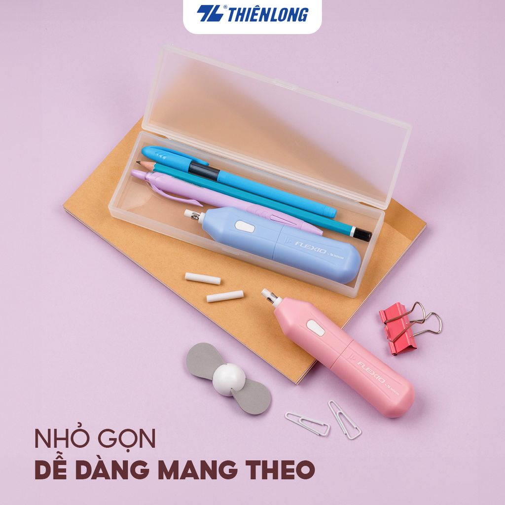 Gôm điện tự động Thiên Long Flexio EE-001 - Không bao gồm pin