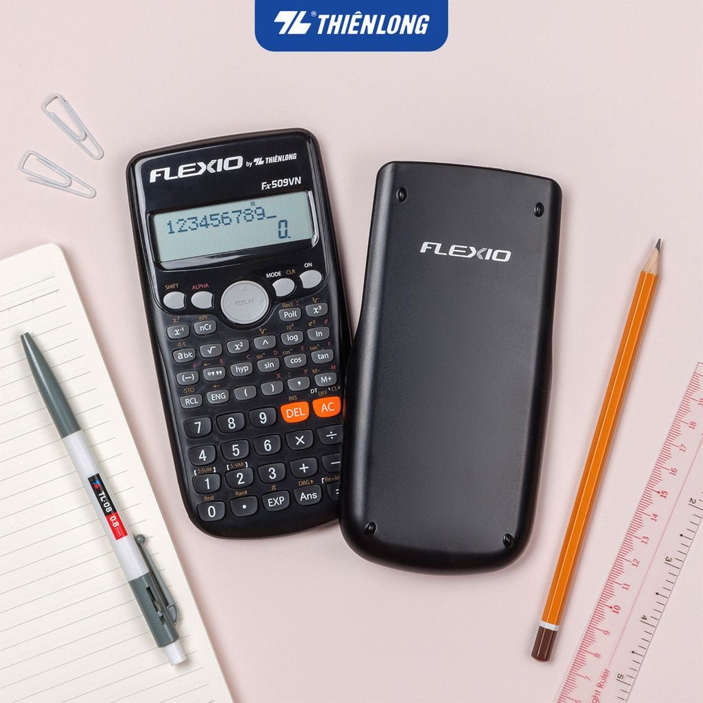 Máy tính khoa học Thiên Long Flexio Fx509VN - Có hơn 240 tính năng