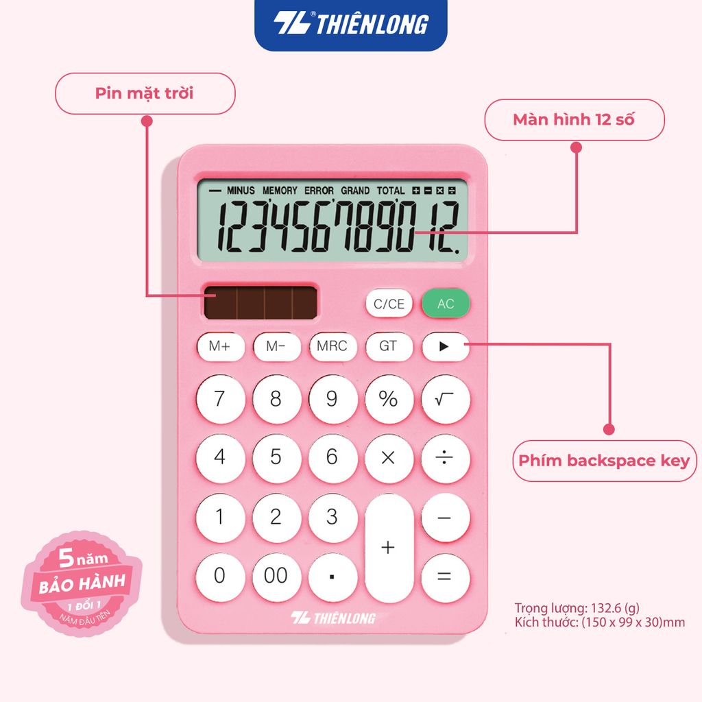 Máy tính văn phòng Thiên Long Flexio CAL-008